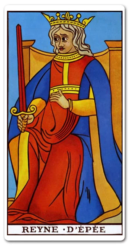 Königin der Schwerter tarot