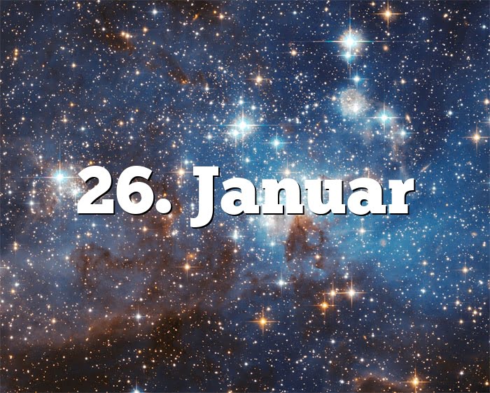26. Januar