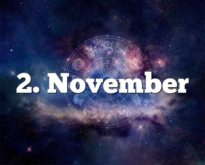 Sternzeichen Von November