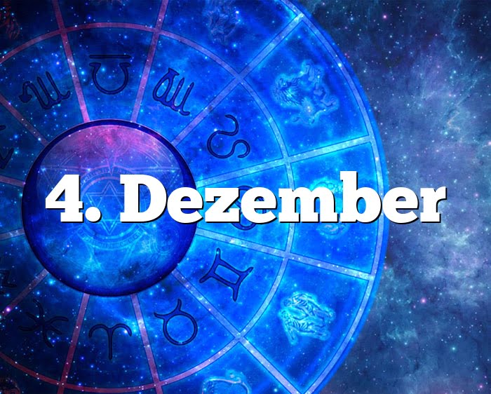Sternzeichen 1 Dezember
