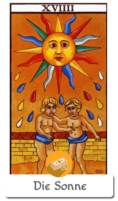 Die Sonne Finanzen Tarot